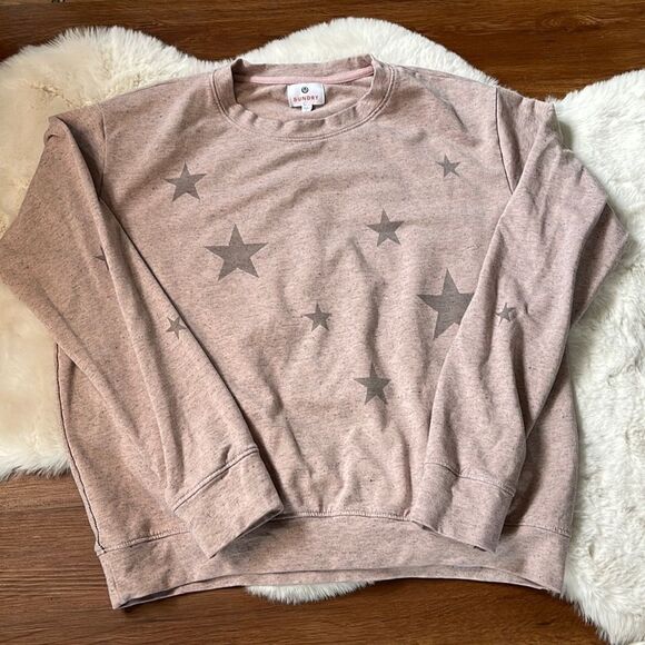Sundry Star Pullover Sweatshirt from Anthropologie  Size 0 xs - Picture 2 of 8